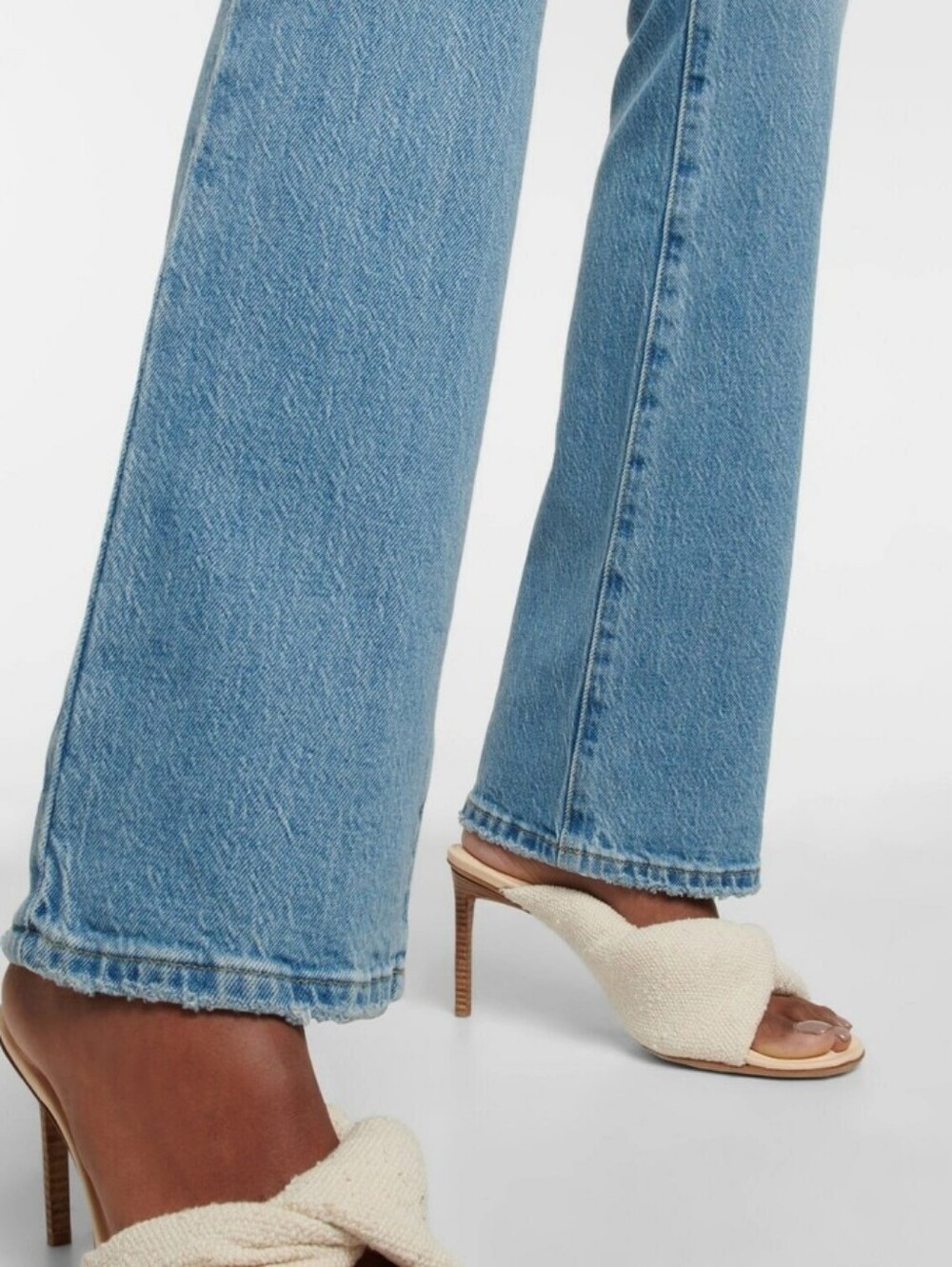 FRAME Le Super High Mini Boot Jeans Demarco Wash High Rise 30 - Picture 8 of 16